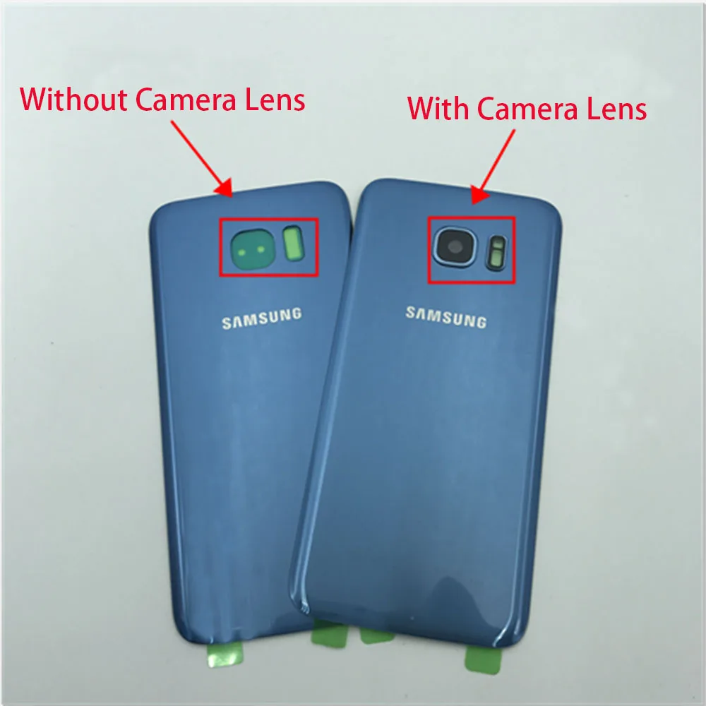 Оригинальный чехол для SAMSUNG Galaxy S7 G930F / EDGE G935F Задняя стеклянная крышка