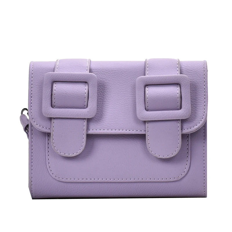 Женская сумка Кроссбоди маленькая фиолетовая сумочка из искусственной кожи
