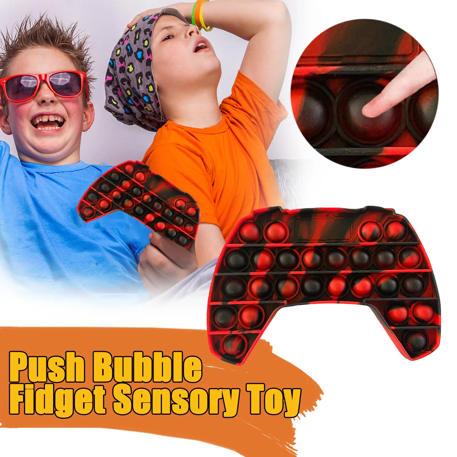 

Pop It Hot Push Bubble Fidget Toys Adult Stress Relief Toy Antistress PopIt Soft Squishy Anti-Stress Gift Anti Stress Box Poppit