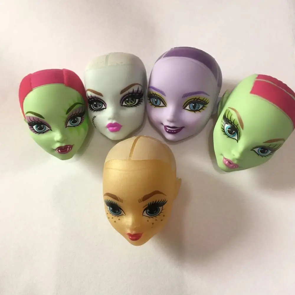 Monstering Doll лысый головной убор сделай сам детали для волос девочек туалетная