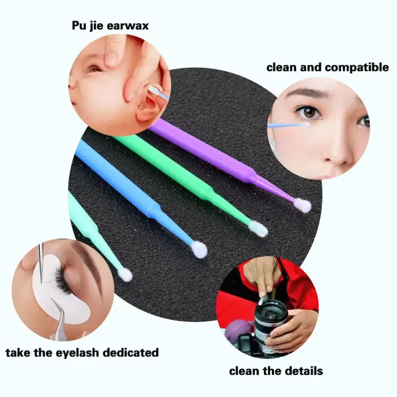 Многофункциональные кисти для ресниц одноразовая кисточка наращивания и бровей