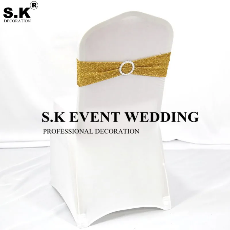 

Новый дизайн, 10 шт., блестящая повязка на стул с блестками, блестящий бант, подходит для покрытия стула для свадьбы, банкета, украшения для мероприятий