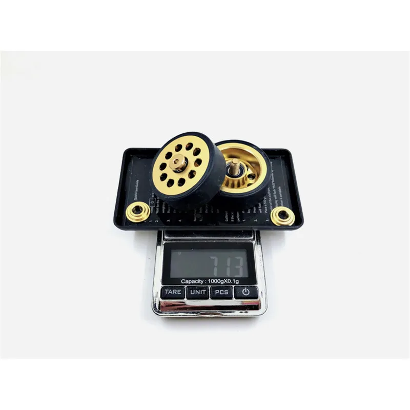 Металлическое полое легкое колесо с двойным подшипником расширенное 46 мм для