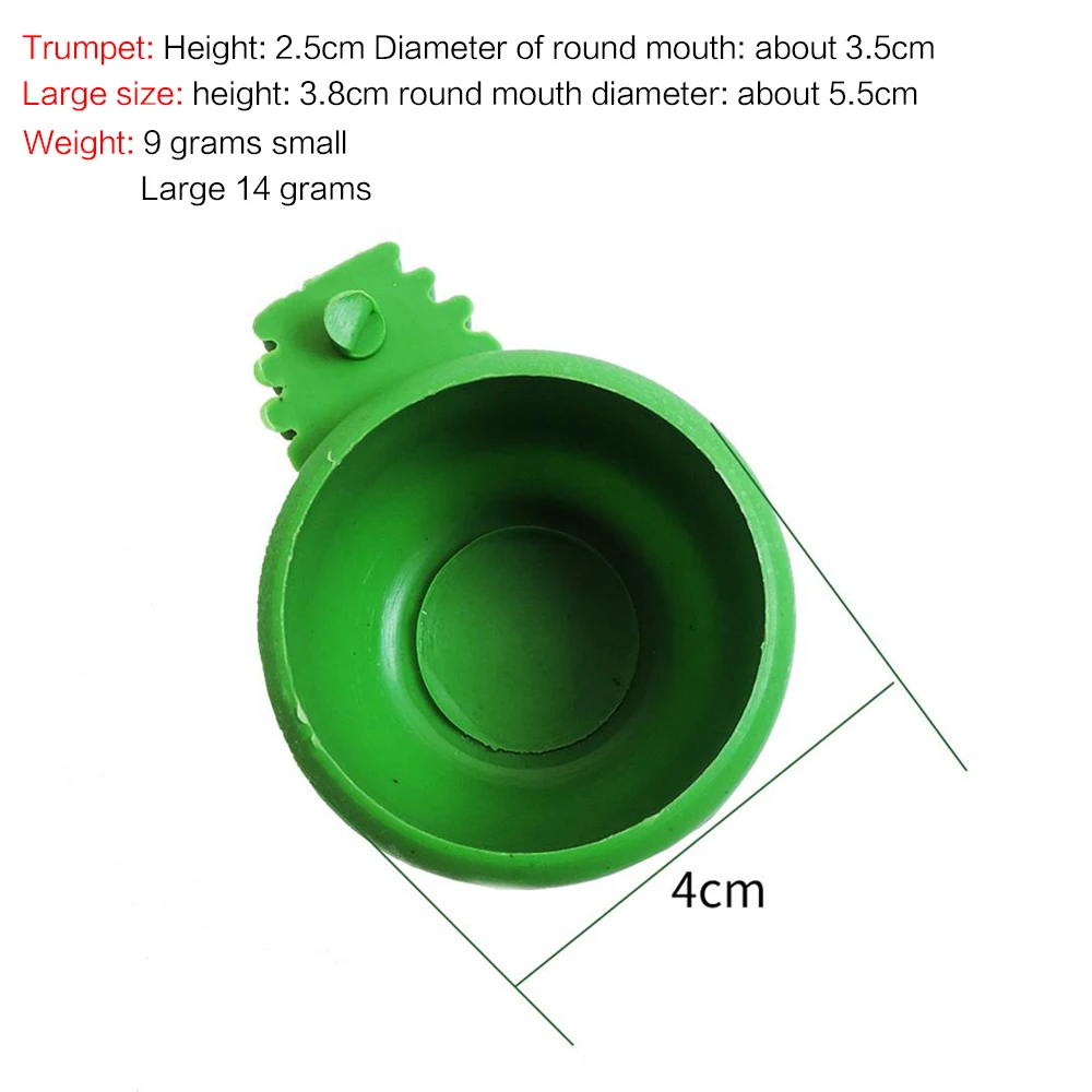 

3Pcs/5Pcs Mini Bird Parrot Food Water Bowl Feeder Cage Hanging Plastic Round Water Cup Bowl Birds Feeding Drinking Bowl Tools