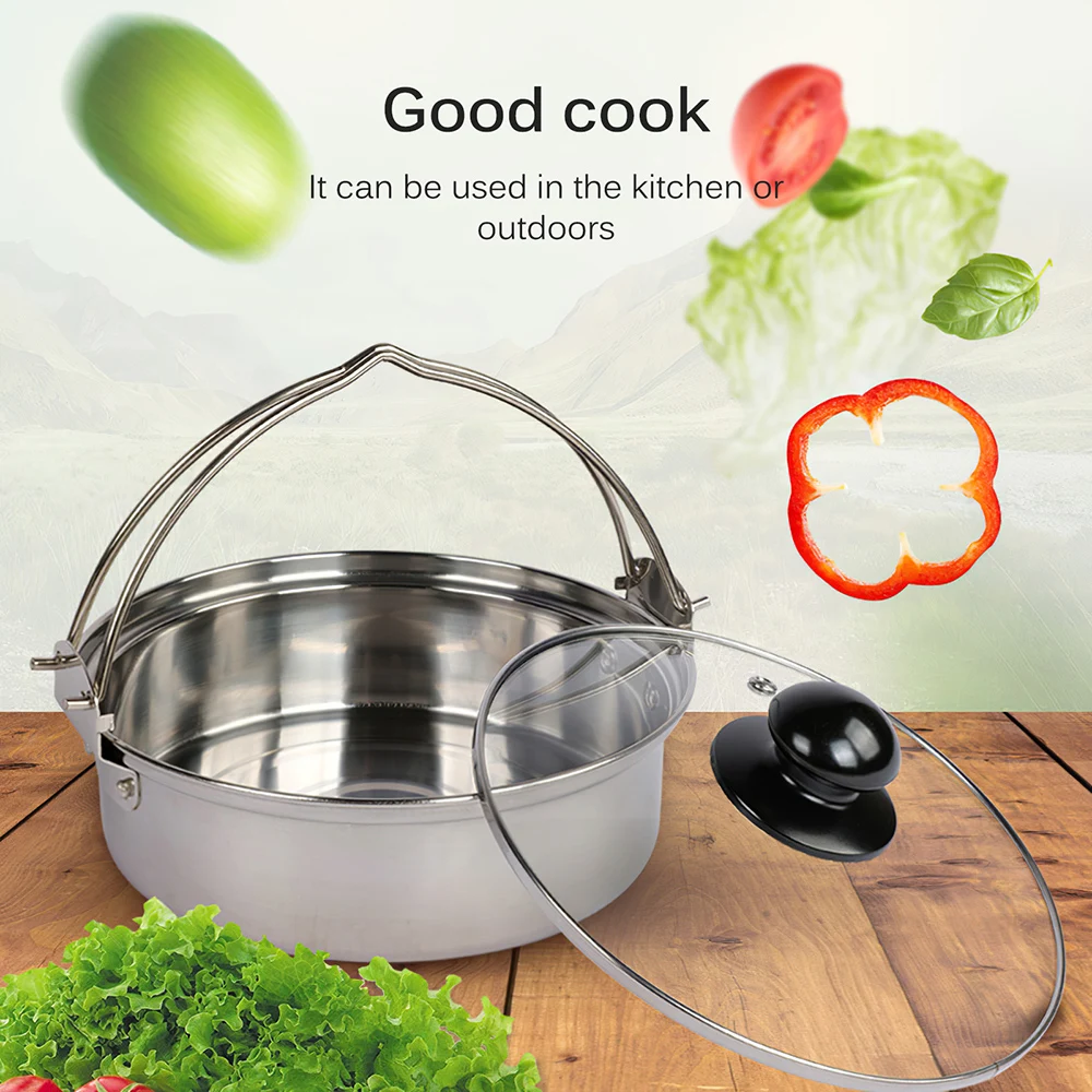 

Титановый горшок с ручкой для кемпинга