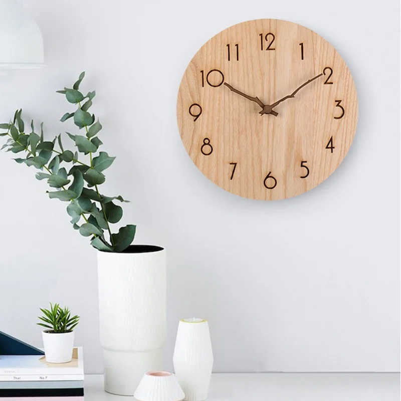 Новые Полезные деревянные указки DIY креативные настенные часы стрелки из