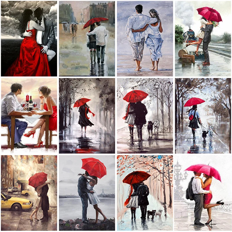 

5D Diamond Painting Paris Street Cross Stitch Kit Full Round Drill Embroidery Rhinestone Mosaic Wall Art Pictures For Hotel