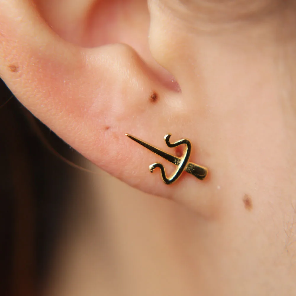 Новинка лета 2020 простая Минималистичная Тонкий Нож Меч из стерлингового серебра