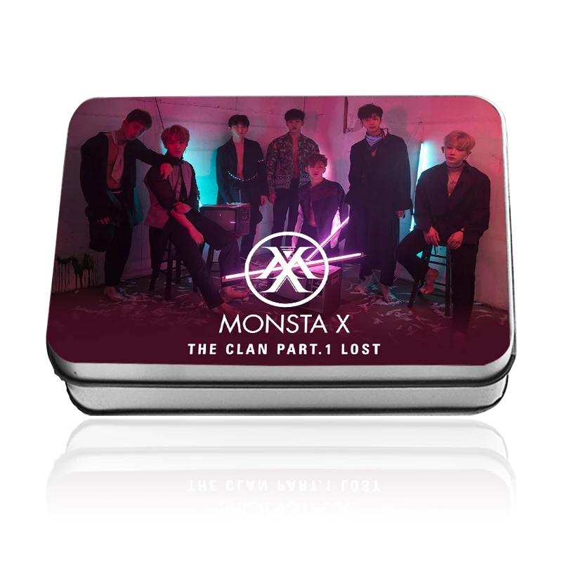 Kpop MONSTA X третий мини-альбом &ltTHE CLAN 2 5 PART.1 LOST&gt Полароид фото ЛОМО карта подарки для