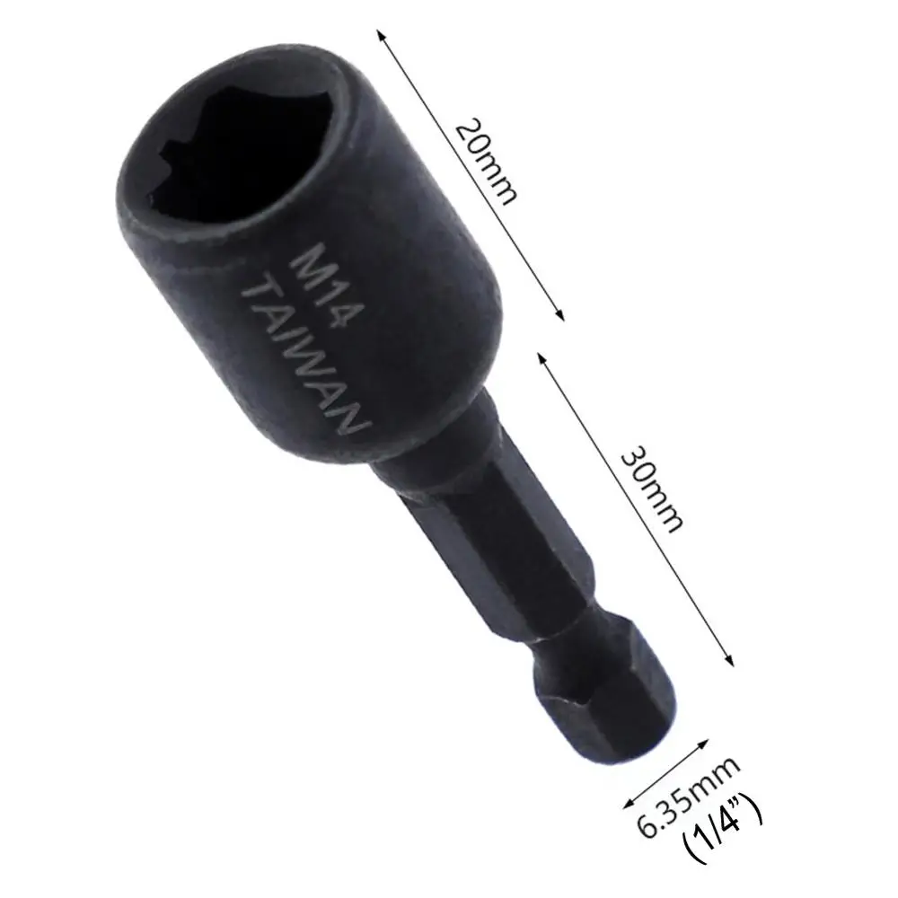 7 шт./компл. переходник для отвертки 1/4 &quotс шестигранным хвостовиком квадратный с