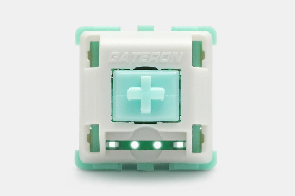 gateron robin custom switch 4pin 5pin rgb linear 62g 67g force mx clone switch for mechanical keyboard 50m milk light green free global shipping