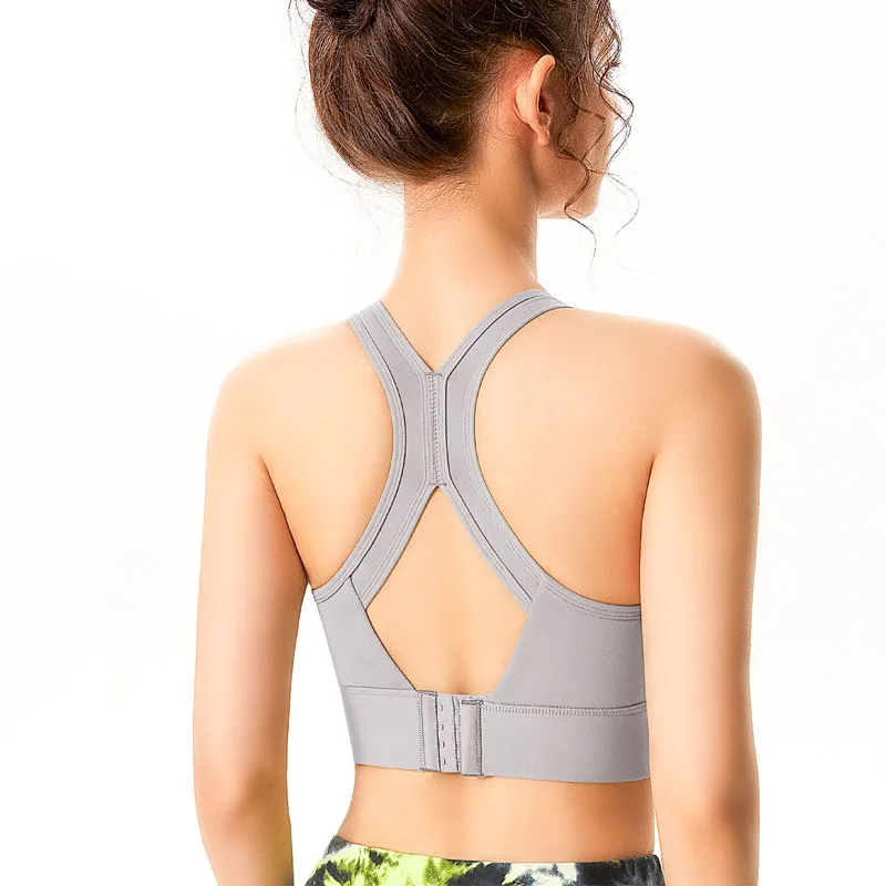 Nylon Running Fitness Yoga Sport Bra Women Sexy Beauty Back Breathable Underwear Female Push Up Yoga Crop Top Bra 5 Colors Mujer