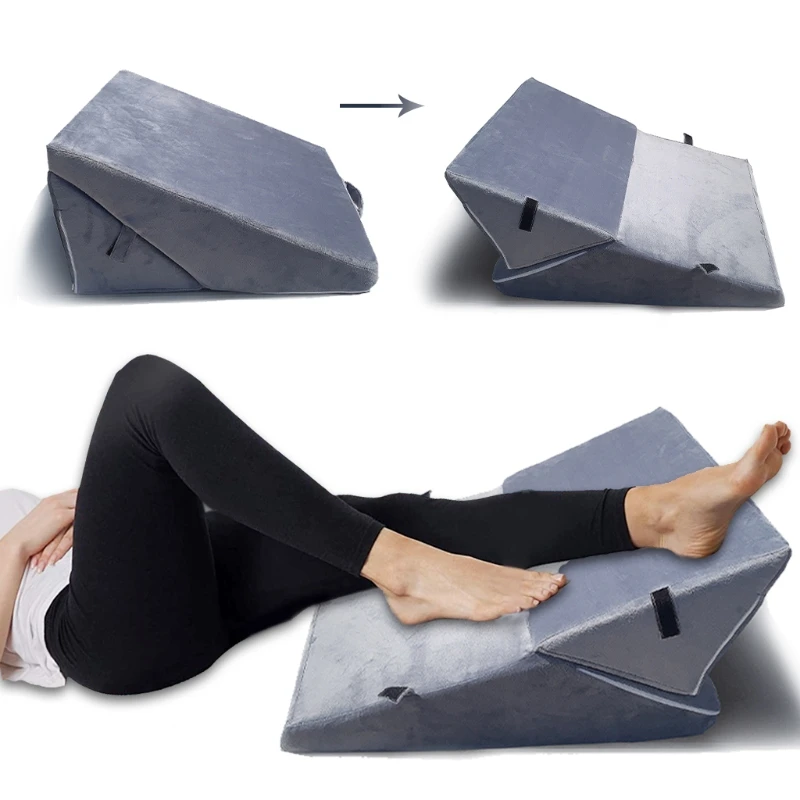 Drop Shipping Bed Wedge Pillow with Memory Foam Top by Cushy Form Support Best for Sleeping Reading Rest or Elevation | Дом и сад