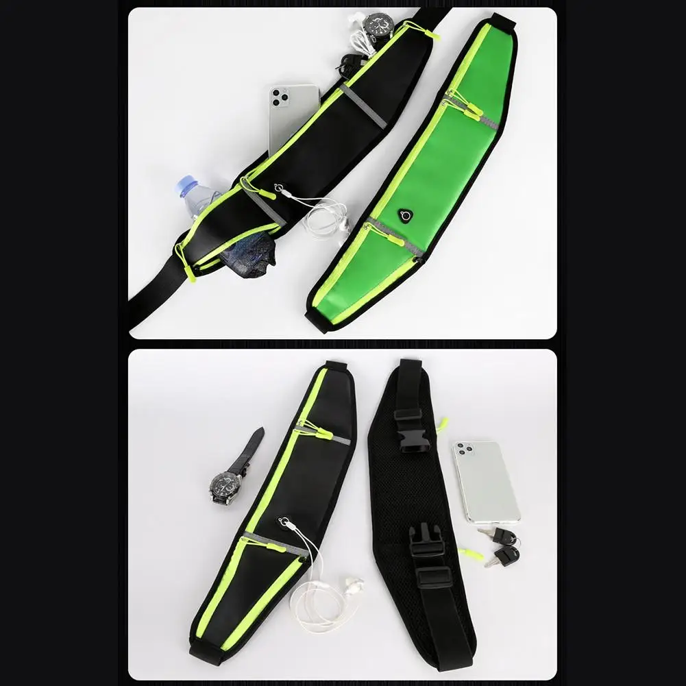 

Running Bag Waist Belt Pack Outdoor Marathon Gym Sport Fitness Water Bottle Pouch Fanny Waist Pack Riding Cycling Phone Pocket