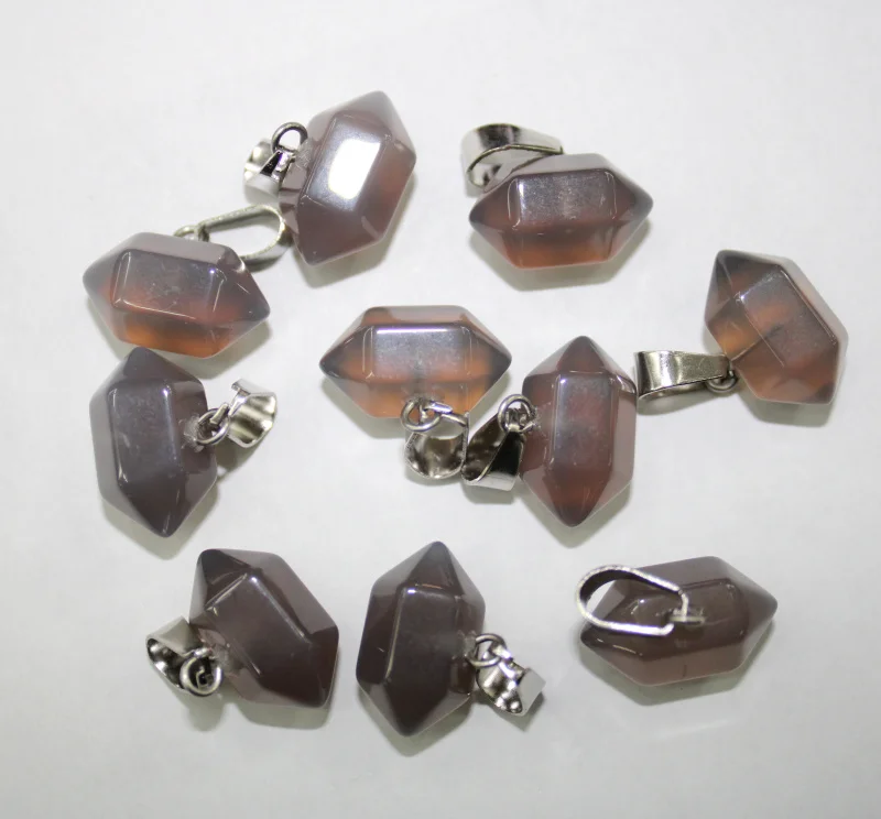 Оптовая продажа 24 шт./натуральный камень Малахит в форме столба точка чакры