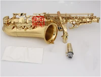 buluke alto saxophone gold lacquer with case sax alto mouthpiece ligature reeds neck musical instrument