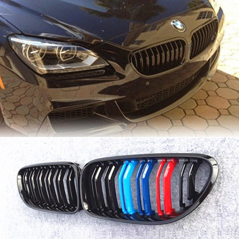 Для BMW 6 Series F06 F12 F13 2012 2013 2014 2015 2016 автомобильная Передняя почечная гриль бампер с