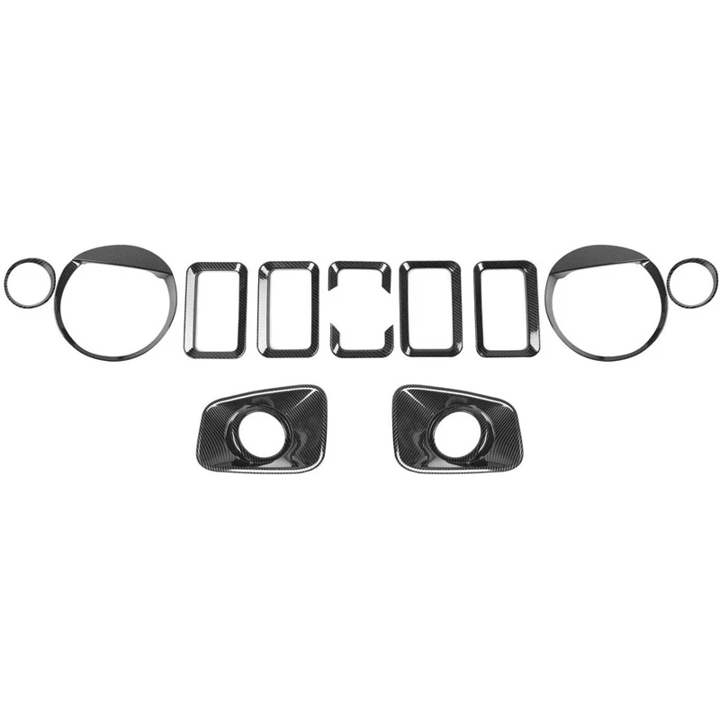 

Car Head Light Lamp Fog Lamp Light Shade Turning Lamp Warning Lamp Grille Guard Sticker Cover for Suzuki Jimny 2019 2020