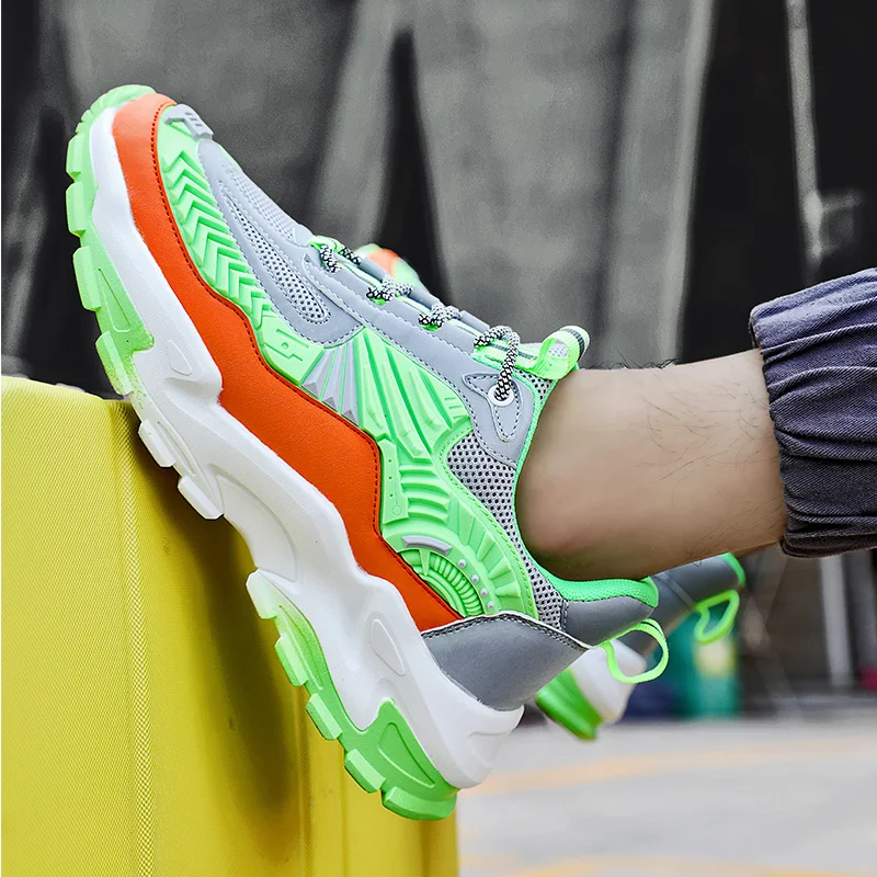 Мужские кроссовки для бега модная спортивная обувь улицы и культуры мужская