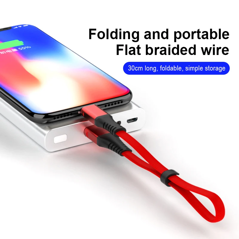 30 см короткий usb Tpye C кабель быстрого зарядного устройства для iphone samsung Android 2.4A Быстрая зарядка мобильного телефона кабель для передачи данных usb c кабели
