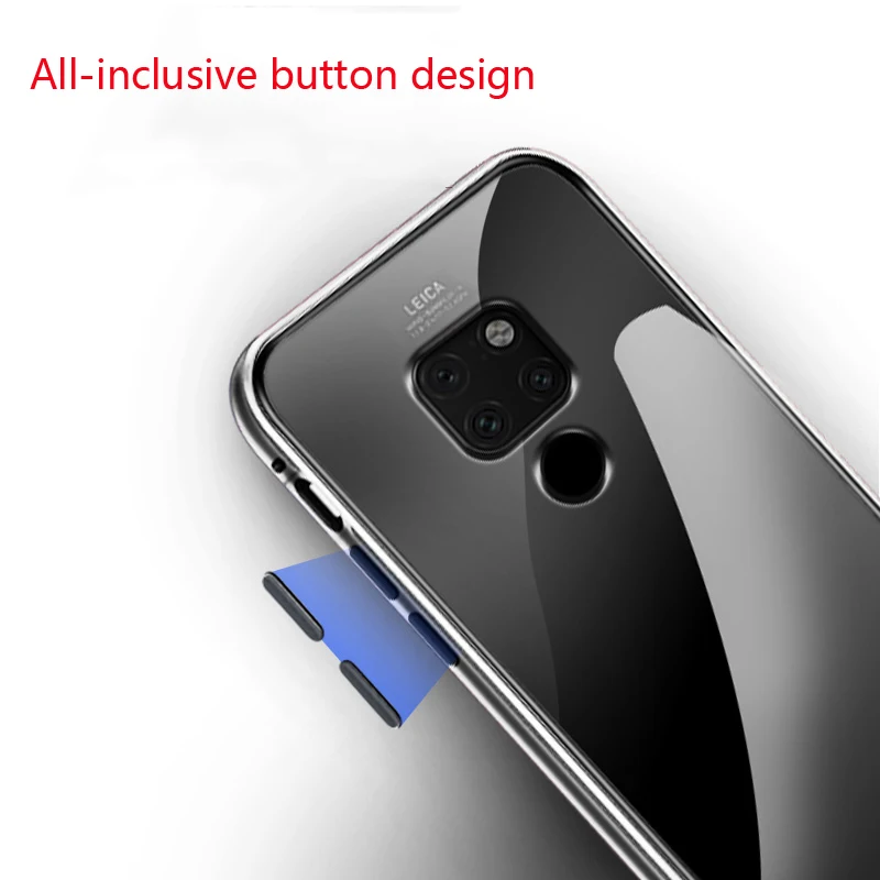 Магнитная Адсорбция металла Стекло чехол для huawei P30 P20 Lite рro Коврики 20 10 Nova 3 3i 3E 4 4E 5 5i Pro Чехол для телефона чехол Coque