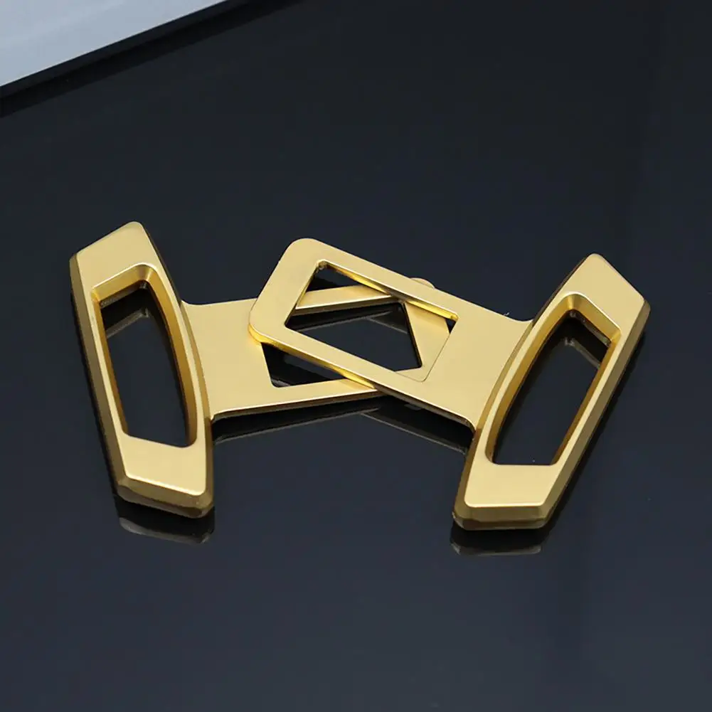 

2Pcs Car Safety Belt Buckle Clip Anti-oxidation Alloy Car Seat Belt Stopper Plug Seat Belt Buckle Universal Interior Accessories