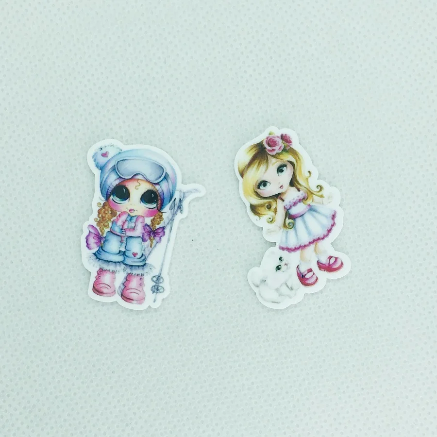 10 шт./лот плоский задник из смолы DIY девушка кабошоны аксессуары для diy телефона