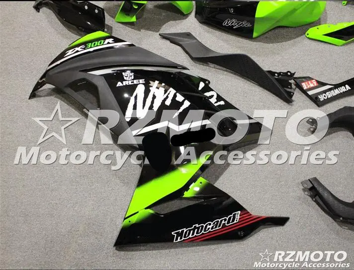 Мотоциклетный обтекатель abs для kawasaki Ninja 300 2013 ниндзя впрыска Bodywor все сорта цветной № 521