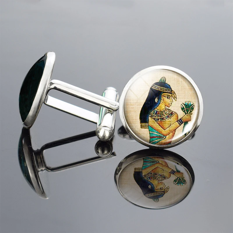 Египетский анкс Пирамида Фараона рубашка Запонки Древняя египетская культура