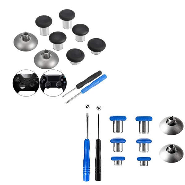 

Replacement Swap Thumbsticks (8 pcs) Fits for PS4 DualShock 4 & One One Elite Nintendo Switch Pro Controller