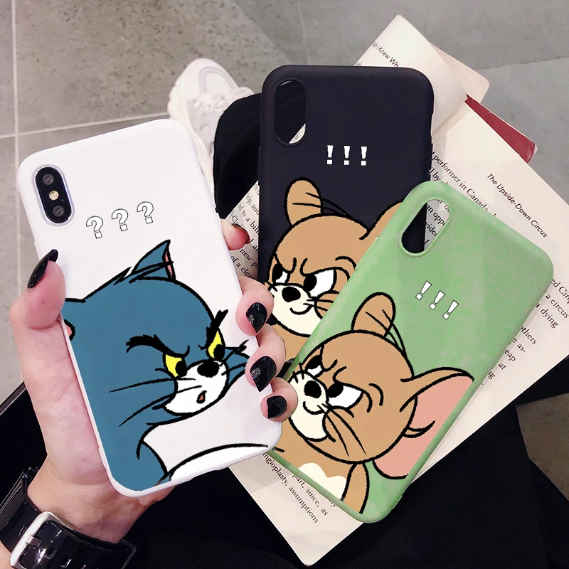 Чехол для телефона с рисунком Тома Джерри huawei P30 P20 P10 Pro Lite Plus матовый Силиконовый