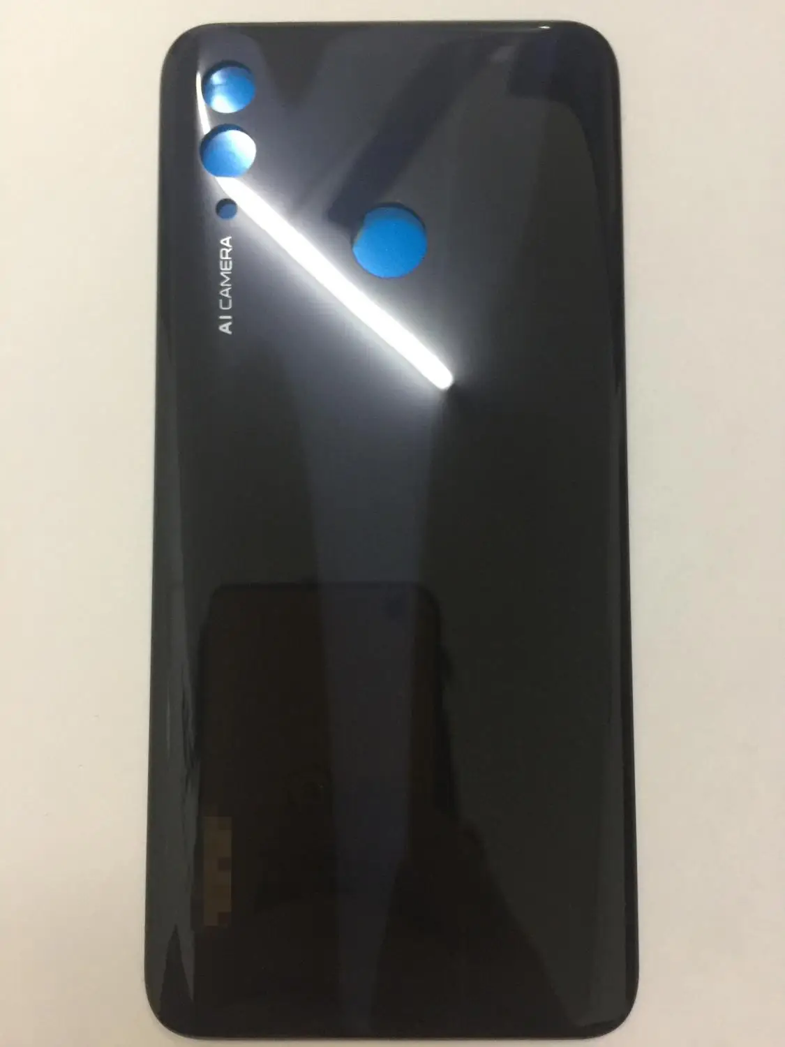 Чехол для huawei Honor 10 lite на заднюю панель со стеклянной панелью, задняя крышка для батареи, запасная дверь, клейкая наклейка и логотип