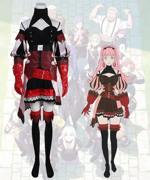 Пожарная эмблема три дома 5 лет Hilda Timeskip Косплей Костюм пожарная костюм на заказ |