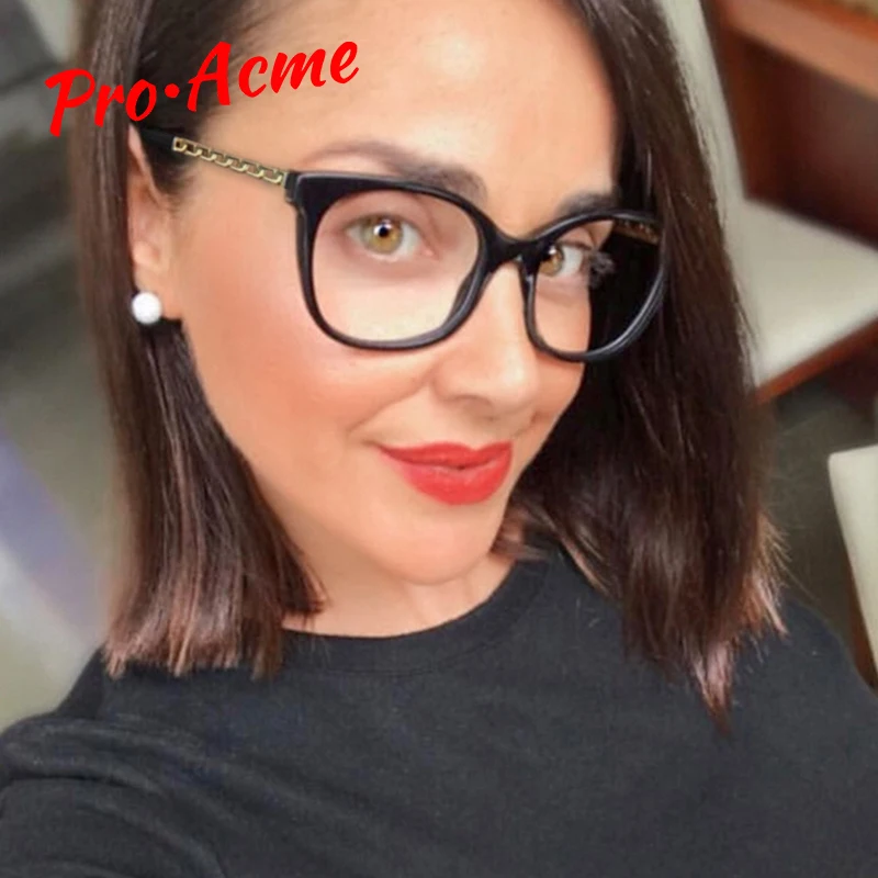 Женские прозрачные очки Pro Acme оправа из ацетата Модные оптические Оправа очков