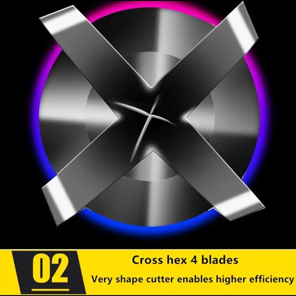 Скручивающееся сверло из практичного сплава черная пила с отверстием для резки