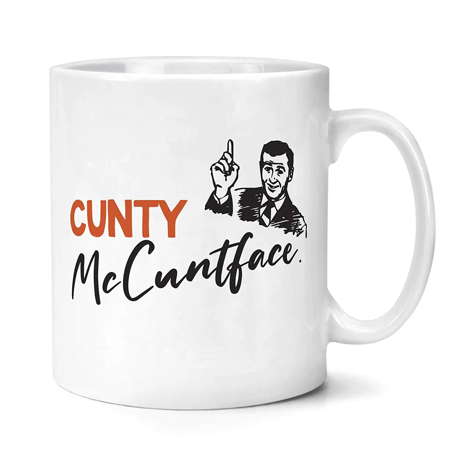 Забавная красивая кружка Cunty McCuntface | Дом и сад