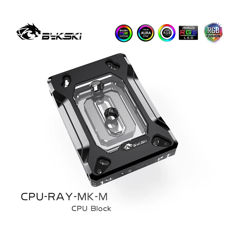 Bykski CPU-RAY-MK-M PC водяной Охлаждающий радиатор кулер для процессора блок AMD Ryzen