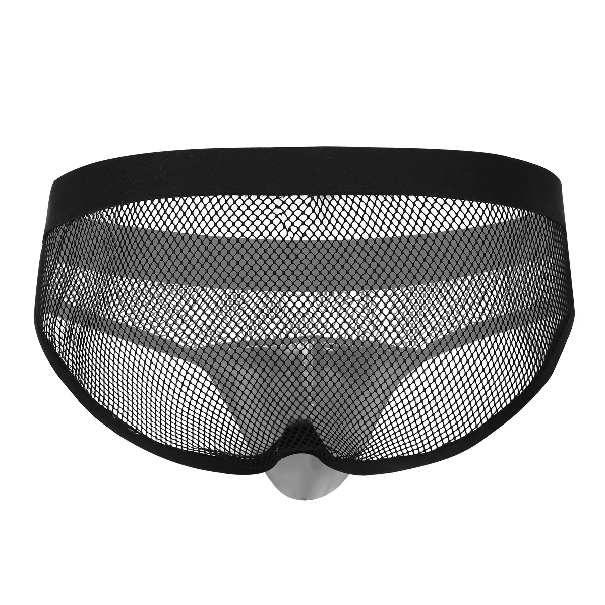 Нижнее белье мужское сексуальные открытые прозрачные трусики сетчатые со
