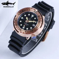 heimdallr mens tuna dive watch sapphire crystal 200m water resistance japan nh35a automatic movement mechanical watches
