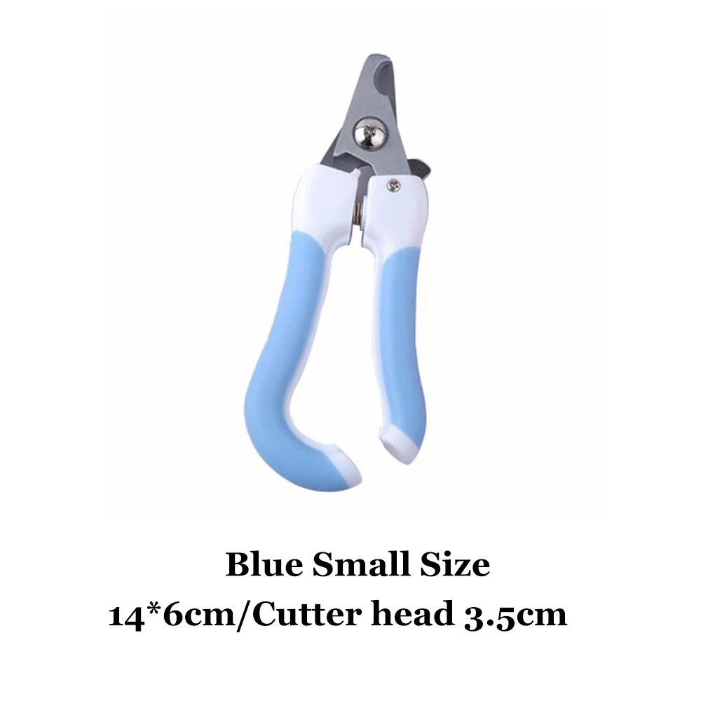 

Professional Pet Nail Clippers Dog Cat Stainless Steel Two-color Labor-Saving Nail Clippers Convenient Beauty Cleaning Supplies