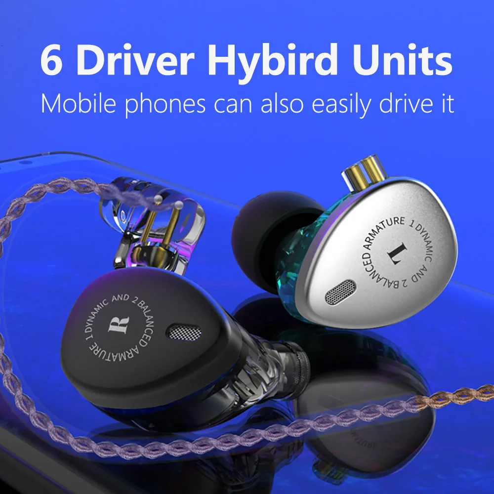 AK KB EAR KB06 6 драйвер 2BA+ 1DD технология Hybird наушники в ухо бас DJ бег спорт HIFI гарнитура Мини вкладыши KEEAR F1/KB10