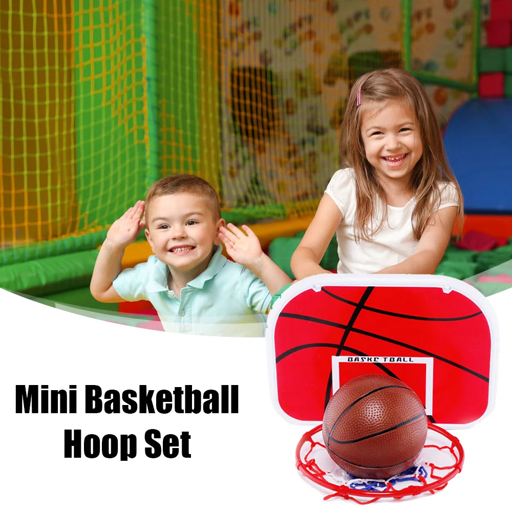 

Детская мини-корзина для баскетбола, набор игрушек, подвесной баскетбольный обруч, комнатный Настенный мини-держатель, Спортивная трениров...