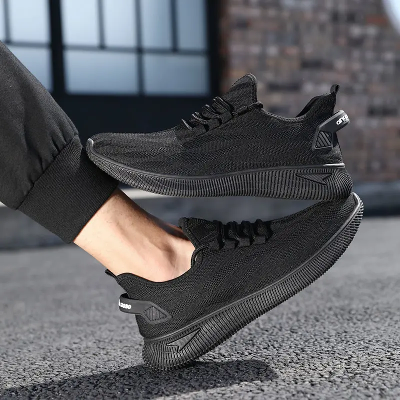

Tenis Masculino 2021 Mesh New Lace Up Low Cut Jogging Shoes Man Loafers Footwear Breathable Air Flat Sport Comfort Running Shoes