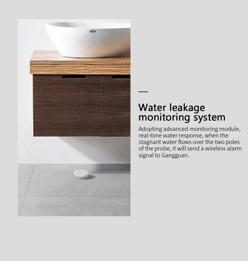 

ZigBee TUYA Water Leak Detector Flood Sensor Water Tank Full Water Linkage Alarm Smart Life APP Remote Monitoring