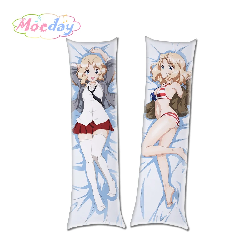 GUP! Девушки и панцер аниме персонажи обнимающие наволочки для тела персиковая