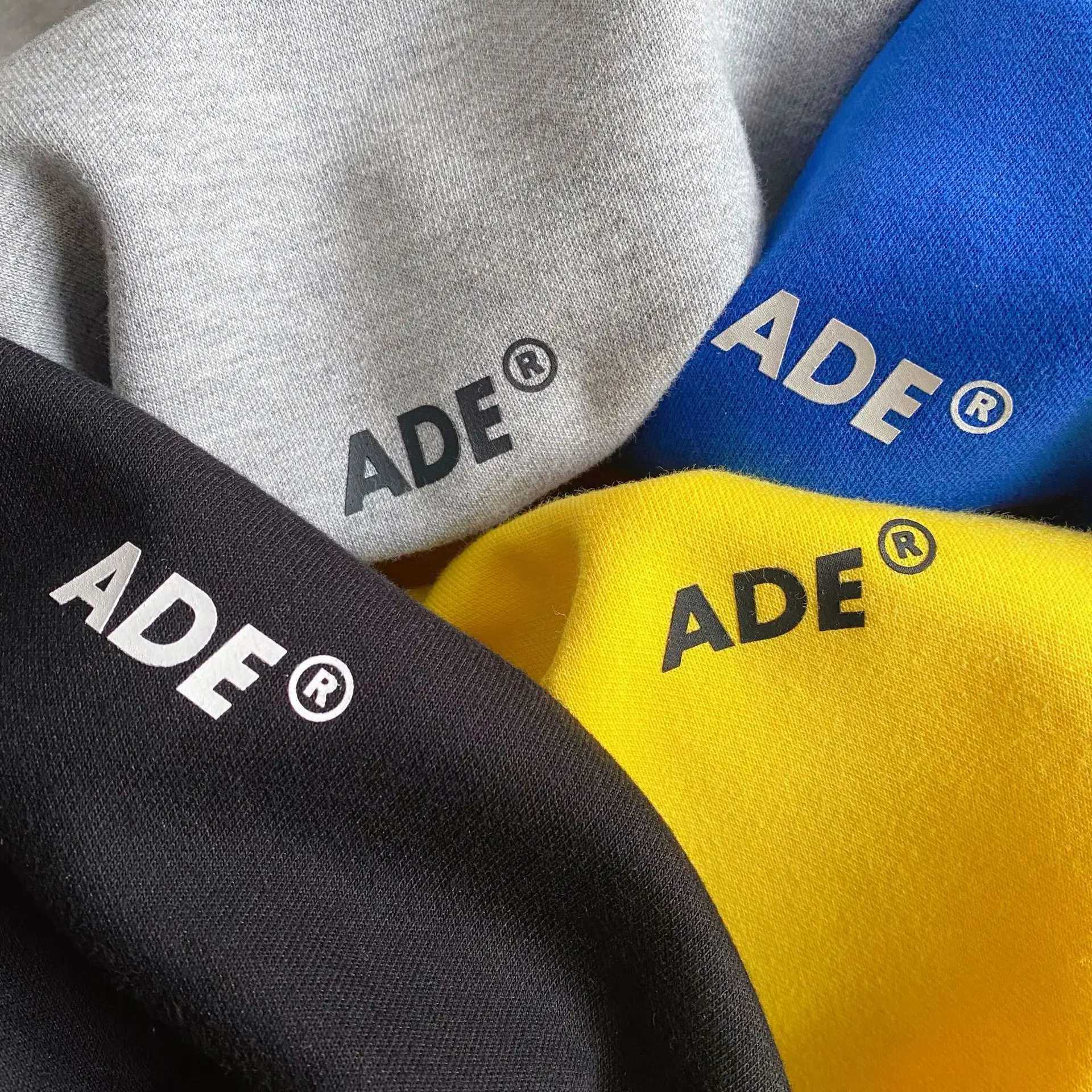 

ADER ERROR ADE Logo Sweatshirt 2021 Men Women High Quality Irregular Stitches Adererror Hoodies Thick Fabric Inside Tag Label
