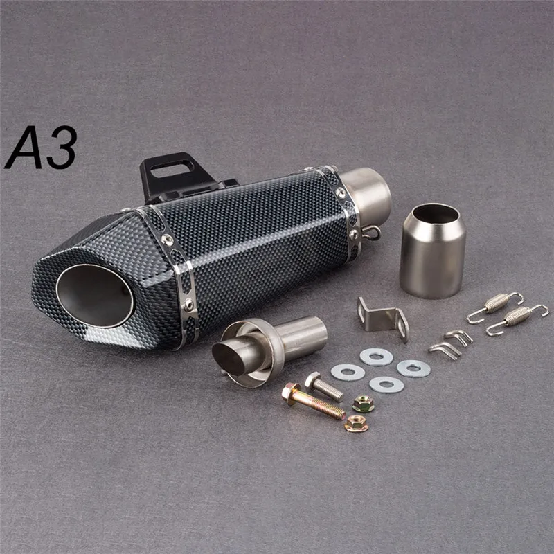 Глушитель выхлопной трубы мотоцикла 51 мм маленький шестигранный с глушителем