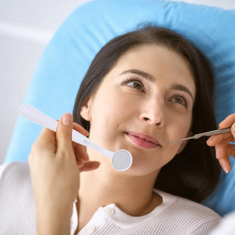 

2 Pcs Mirror For Teeth Oral Care Tool Home Use Tool With LED Light