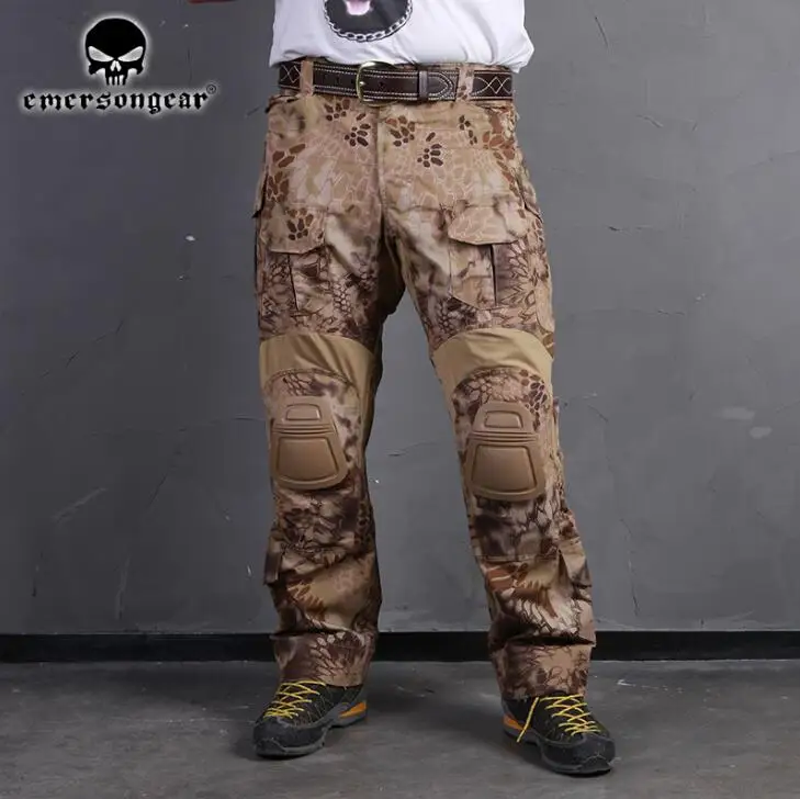 Emersongea тактические G3 Брюки Combat Gen3 BDUTrousers армейские военные страйкбол Пейнтбол Охотничьи грузовые мужские брюки - Цвет: EM9351HLD