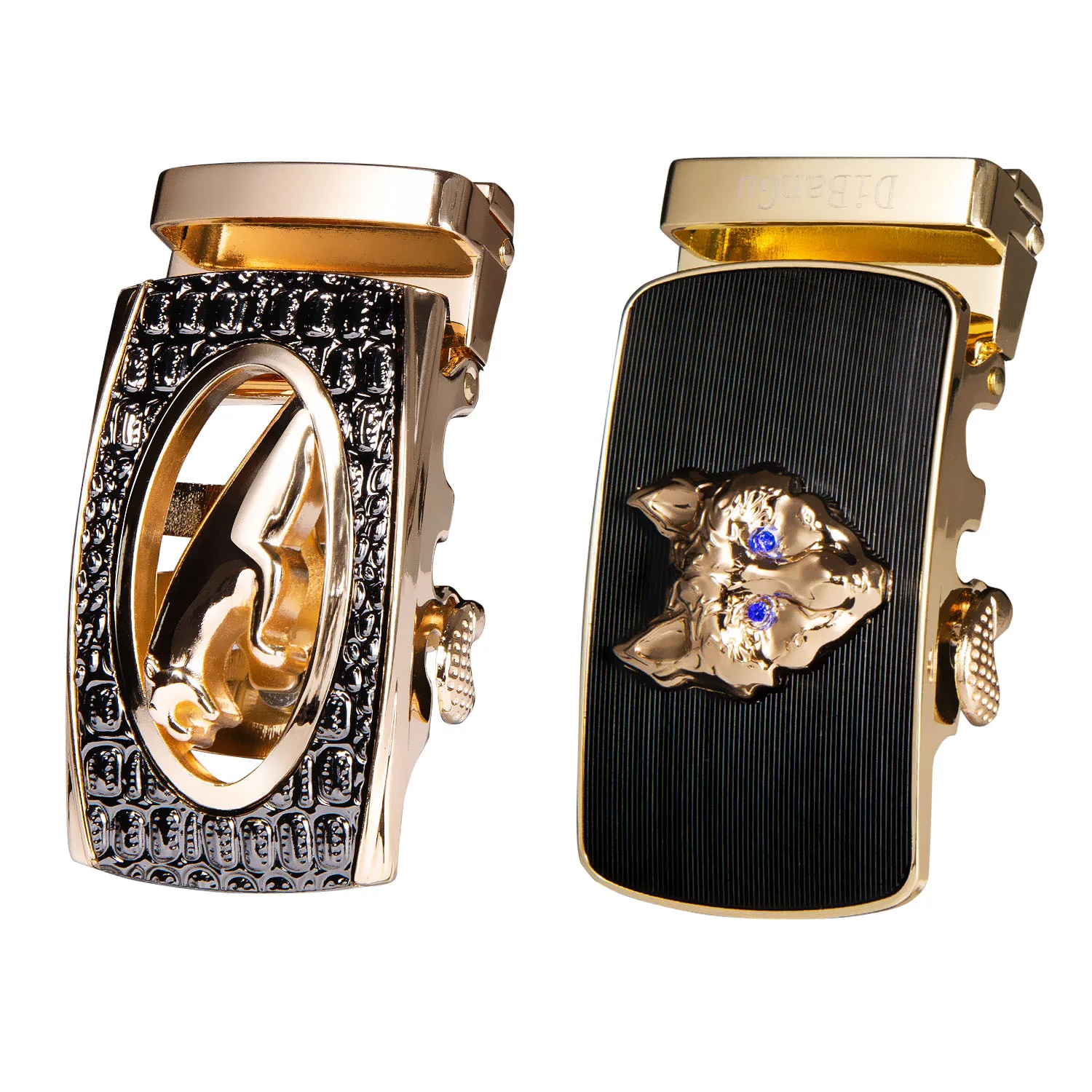 Модная Автоматическая пряжка для ремней с леопардовой головкой 3 5 см храповым